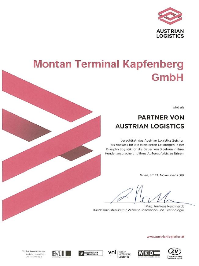 Vorschau Montan Terminal Kapfenberg Partner Austrian Logistics